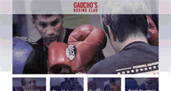 Desktop Screenshot of gauchosboxing.com